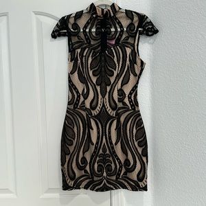 Women’s sheer mesh dress